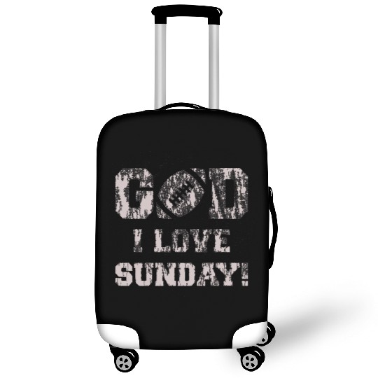 GOD I LOVE SUNDAY Luggage Covers