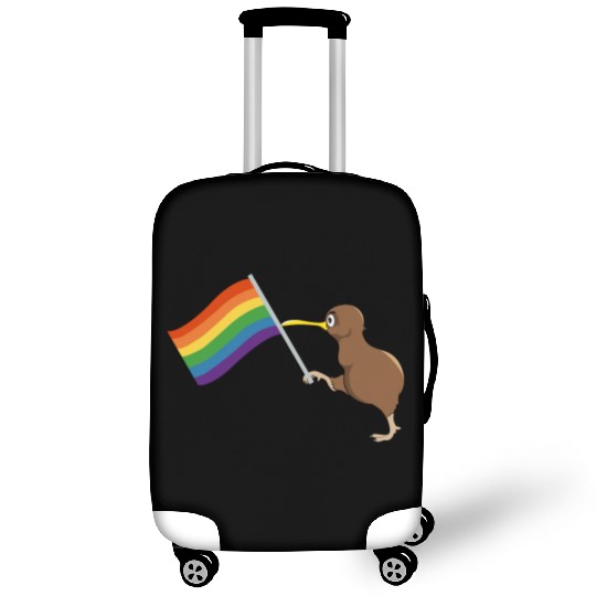 Rainbow Kiwi Pride Luggage Covers