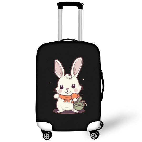 Rabbit Glasses Boys Girls Kids Easter Day Carrot Luggage Covers