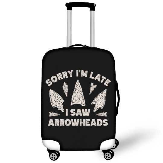 Sorry I'm Late I Saw An Arrowhead Hunting Luggage Covers