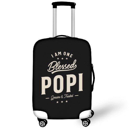 I Am One Blessed Popi - Dad and Grandpa Luggage Covers
