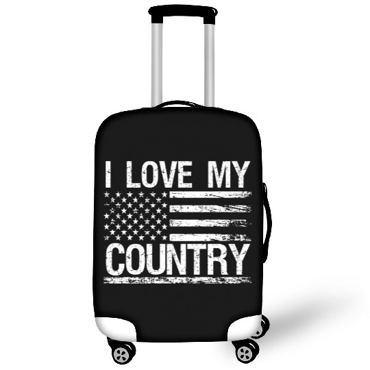 Soldier i love my country military army veteran Luggage Covers