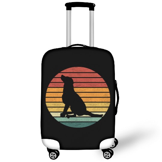 Dog Lover - Vintage Sunset Dog Luggage Covers