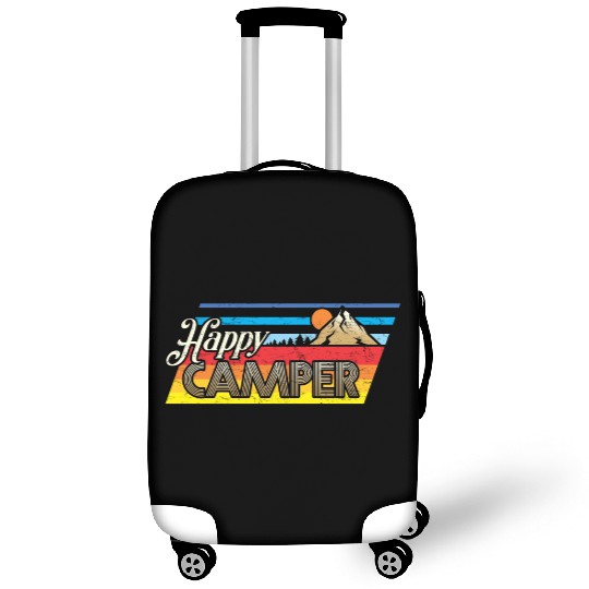 Happy Camper Luggage Covers