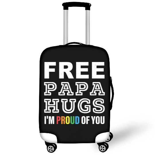 FREE PAPA HUGS I'M PROUD OF YOU Luggage Covers