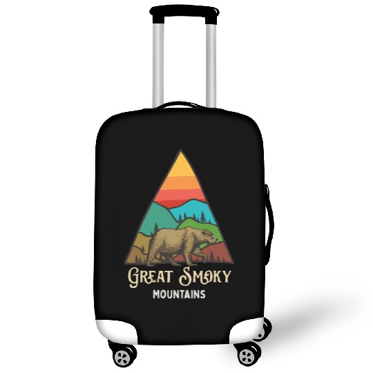 Great Smoky Mountains Vintage Landscape Luggage Covers