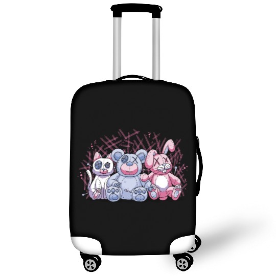 Creepy Cuddly Toys Luggage Covers