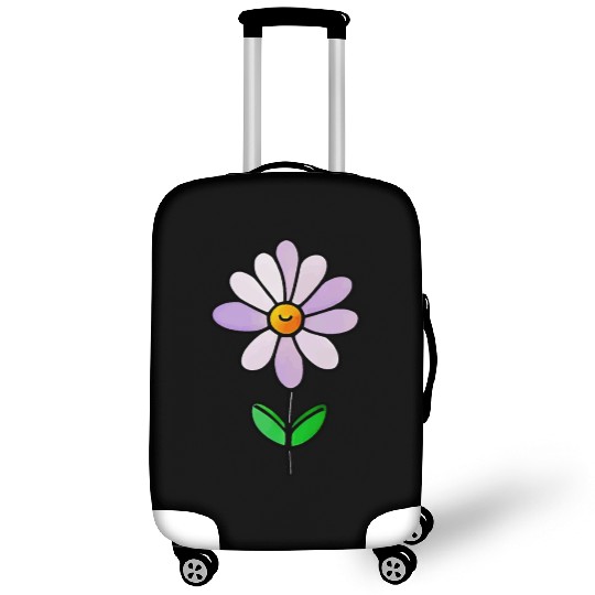 Lavender Flower Art Luggage Covers