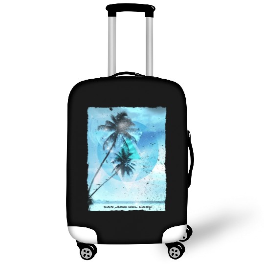 Artistic San Jose Del Cabo Mexico Palm Tree Luggage Covers