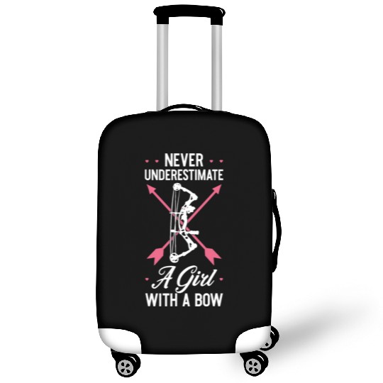 Girl Archer Archery Bowwomen Bow Bowhunter Toxophi Luggage Covers