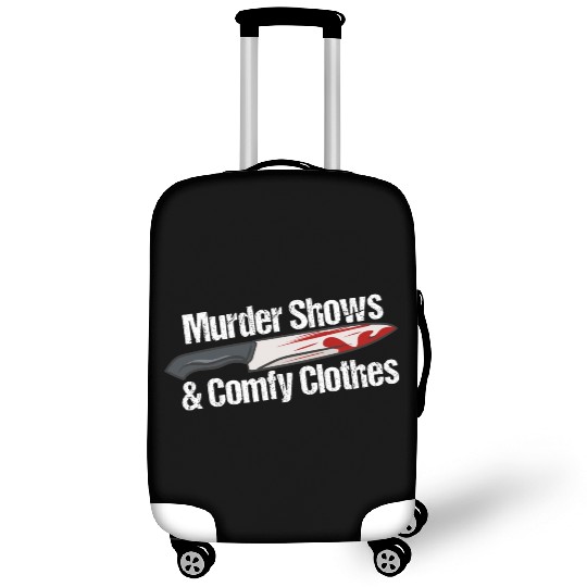 Murder Shows & Comfy Clothes Luggage Covers