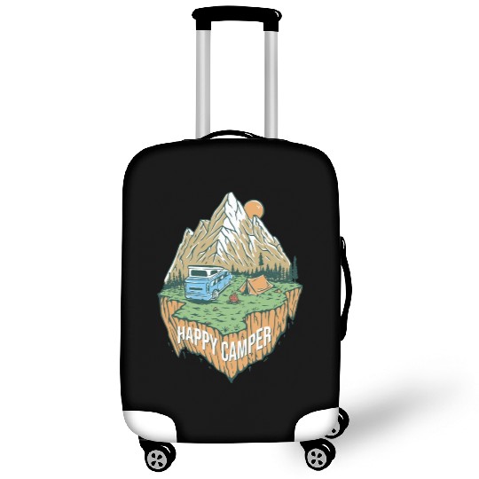 Happy Camper Explore The Nature Luggage Covers