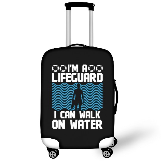 Lifeguard can walk on water swimming pool guard Luggage Covers