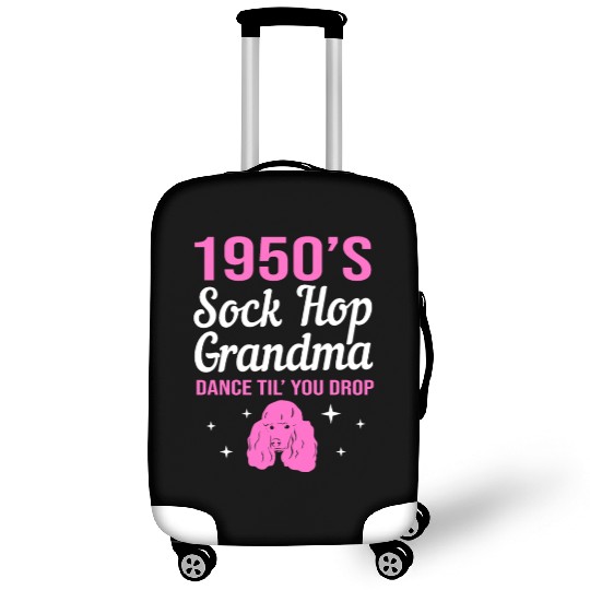 Retro Dance 1950s Sock Hop Dancing Grandma Luggage Covers