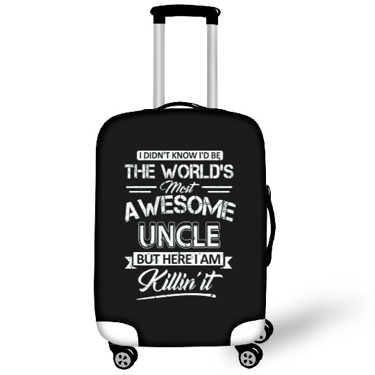 World's Most Awesome Uncle Vintage Luggage Covers