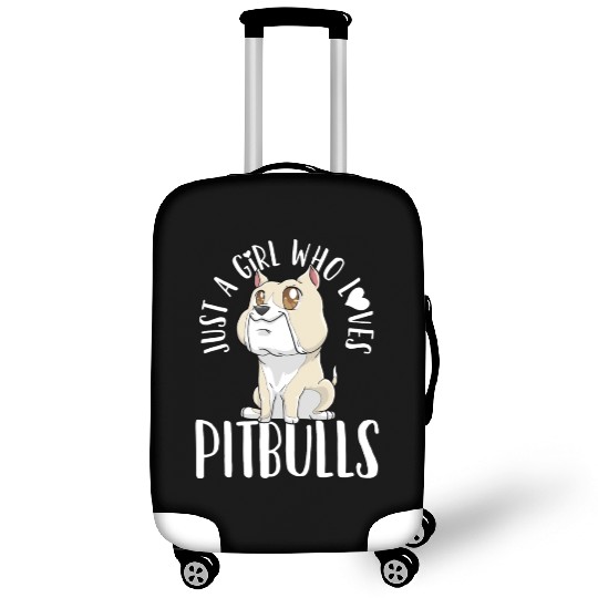 Pitbull Dog Lover Kawaii Luggage Covers