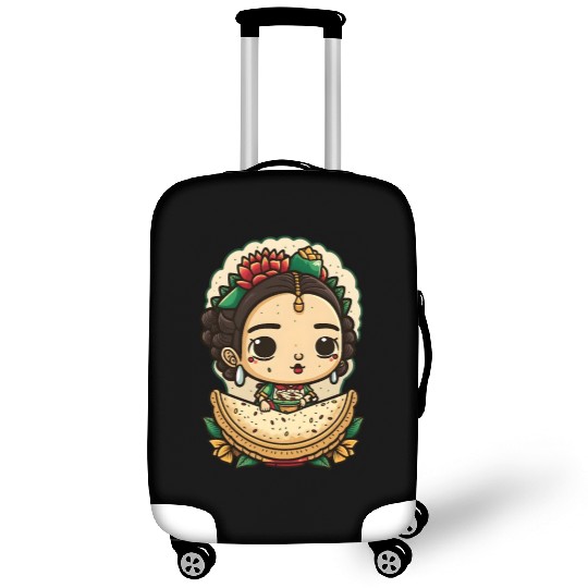 Frida Kahlo & Tacos Cinco De Mayo Mexican Fiesta Luggage Covers