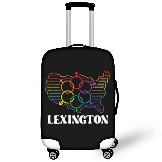 Lexington Pride Month Pride Flag LGBT Community LG Luggage Covers