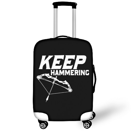 Keep Hammering Archery Target Bow & Arrows Luggage Covers