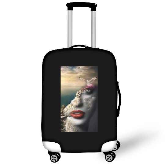 la femme et le nature Luggage Covers