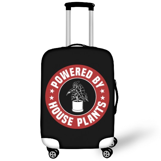 Powered By House Plants Luggage Covers
