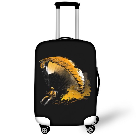 cool paraglider in action Luggage Covers