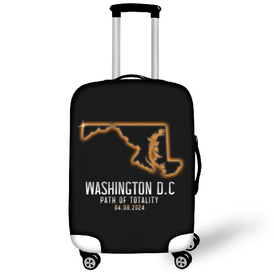 Washington DC Path Of Totality 4.8.24 EclipseWashi Luggage Covers