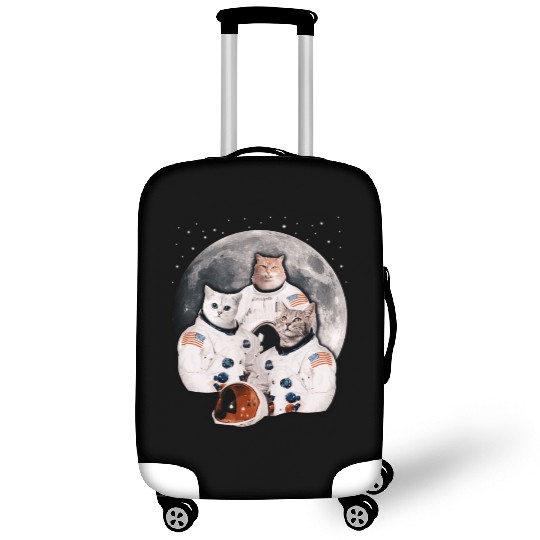 Catstronauts Funny Cat Lover Astronaut Galaxy Men Luggage Covers