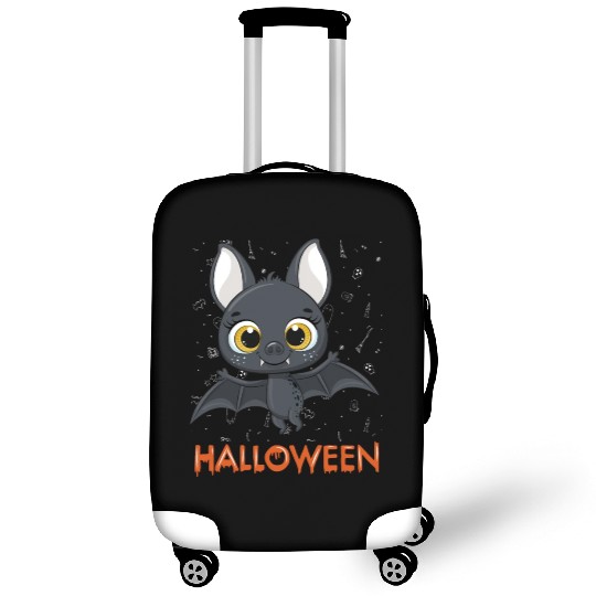 Trick or treat Funny cute bat Halloween cute bat Luggage Covers