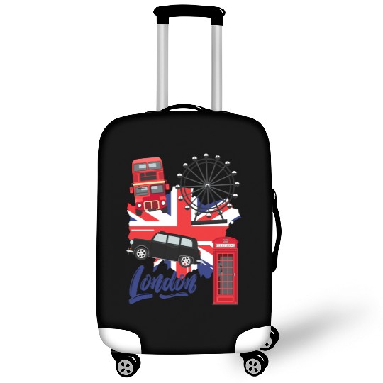 I Love London UK Travel more adventure Exploring Luggage Covers