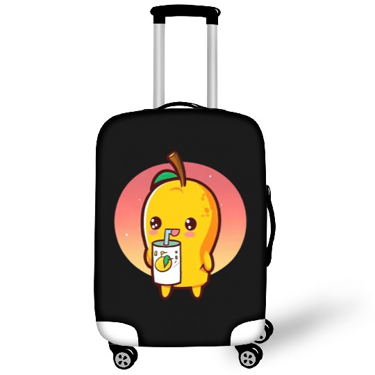 Refreshing mango enjoying mango juice Luggage Covers