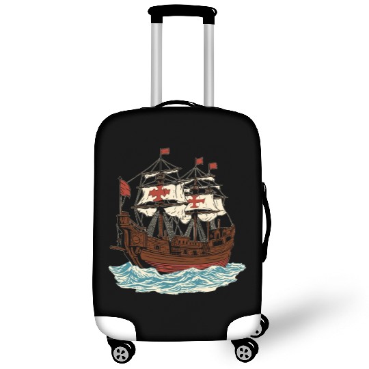 Columbus Day 1492 Ship Luggage Covers