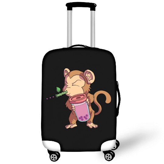 Monkey Bubble Tea Year Of The Monkey Chinese Luggage Covers