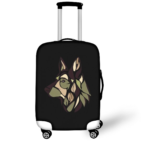 GERMAN SHEPHERD ART PUPPY DOG ANIMALS ART Luggage Covers