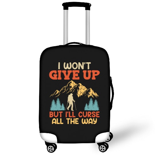 Mountaineer funny Wanderlust Mountain fan Hiking Luggage Covers