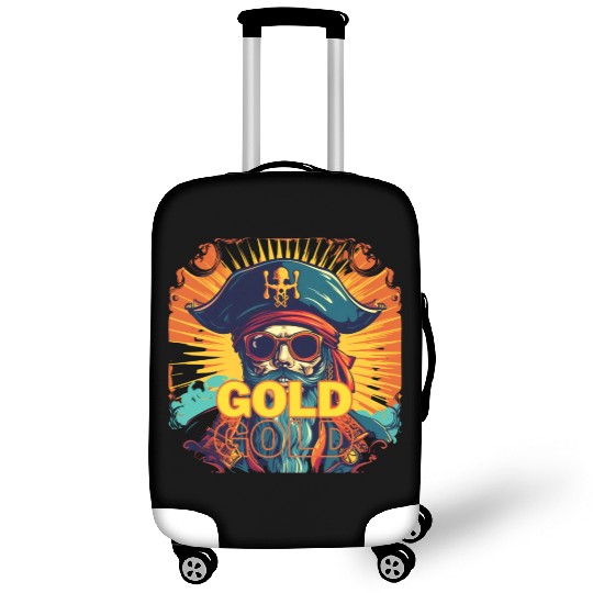 Hunt for Gold with Fierce Pirate Luggage Covers