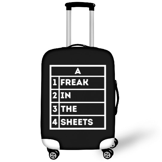 Freak In The Sheets Excel Sheet Spreadsheet Funny Luggage Covers