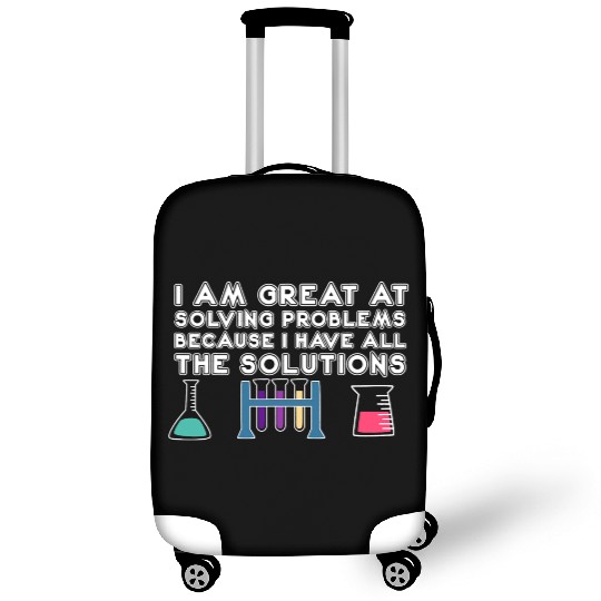Funny Science Laboratory Chemist Technician Luggage Covers