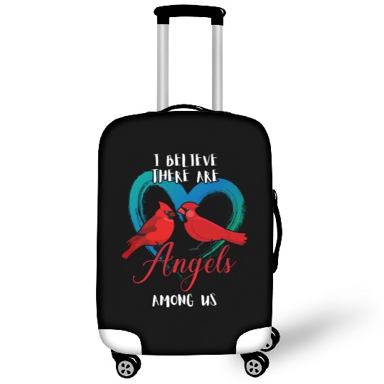 I Believe There Are Angels Among Us Cardinal Bird Luggage Covers