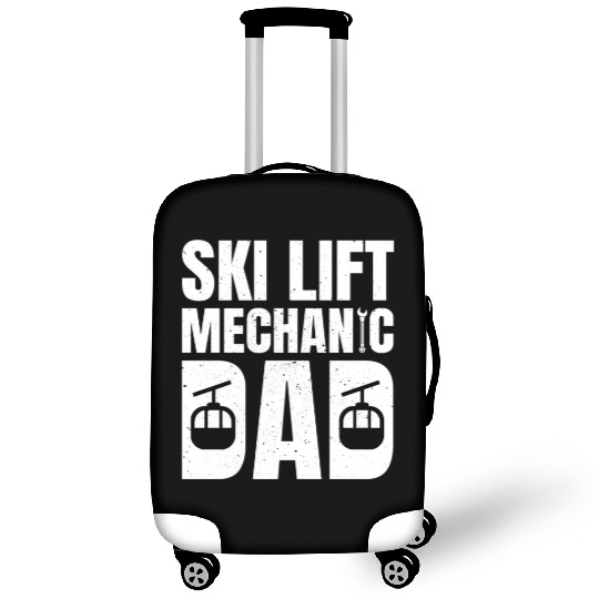 Ski Lift Mechanic Dad Luggage Covers