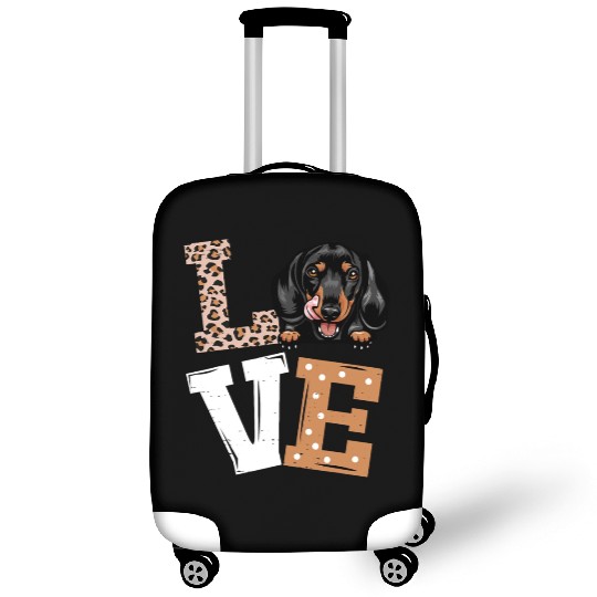 Dachshund Dog I Love My Dachshund Funny Dog Lovers Luggage Covers