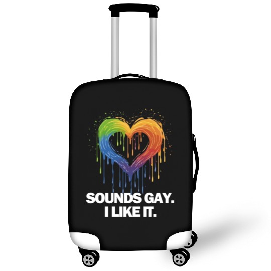 Sounds Gay I' Like It Pride Month Lesbian Gay Bi Luggage Covers