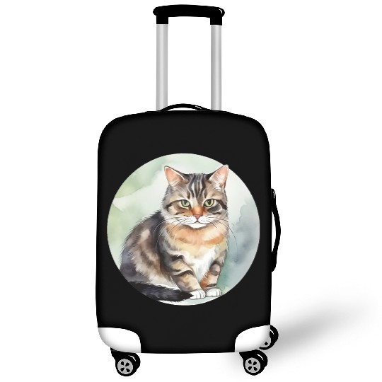 Cute Cat Luggage Covers