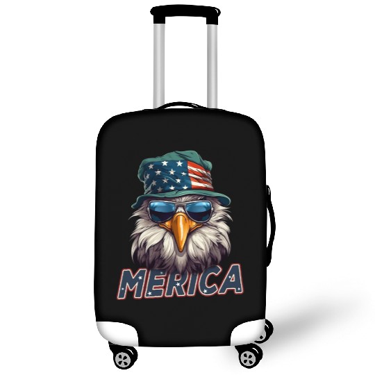 Proud American Independence Day Freedom Luggage Covers