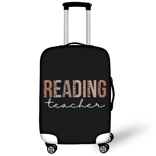Reading Teacher Leopard Appreciation For Women For Luggage Covers