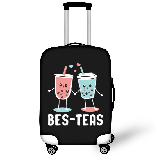 Bes Teas Bubble Tea Lover Boba Tea Drinker Korean Luggage Covers