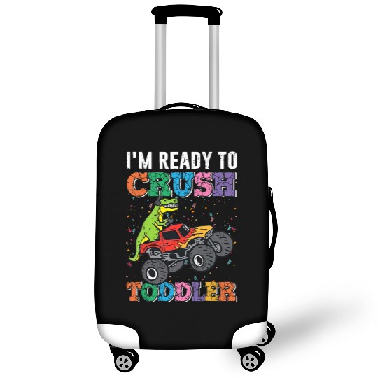 I m Ready To Crush Toddler Back To School Dinosaur Luggage Covers