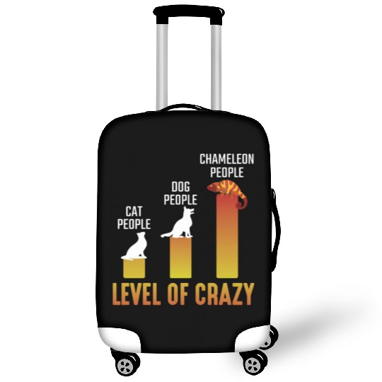 Crazy Chameleon Lover Herpetologist Reptile Owner Luggage Covers