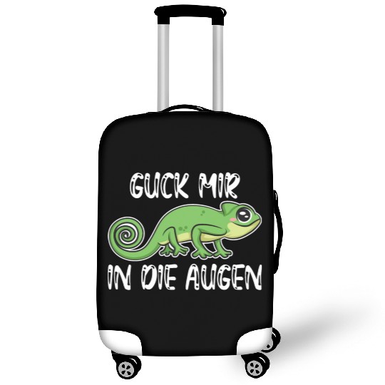 Cute chameleon animal lover Luggage Covers