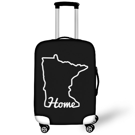 Minnesota Home Mn State Map Minnesotan Luggage Covers